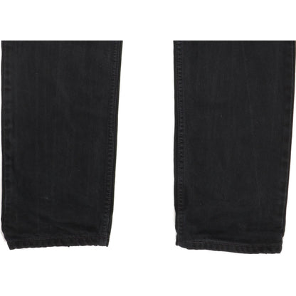Levi's 521 Men Black Straight Regular Jeans W33 L35