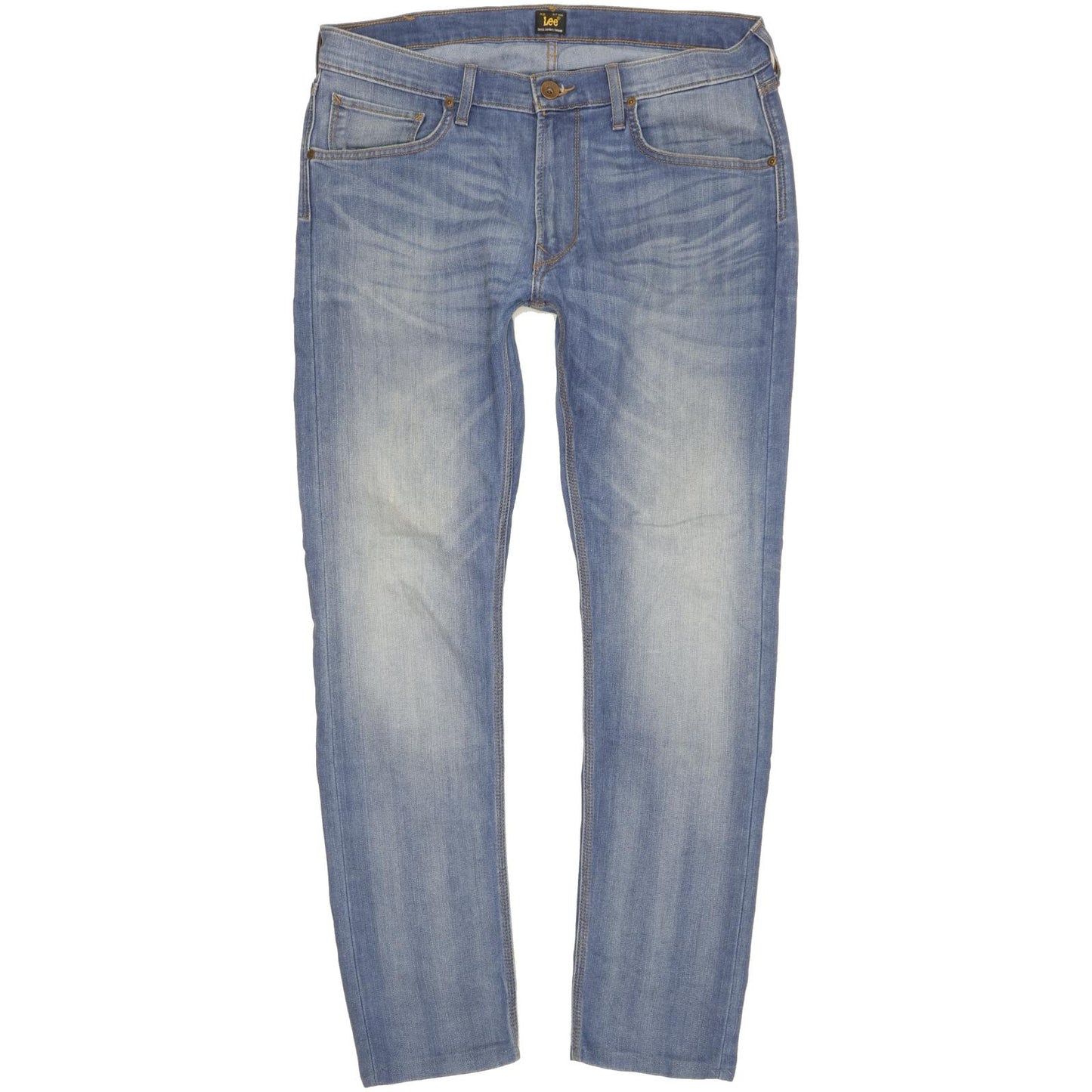 Lee Luke Men Blue Skinny Slim Stretch Jeans W34 L31