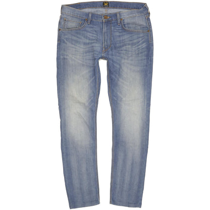 Lee Luke Men Blue Skinny Slim Stretch Jeans W34 L31