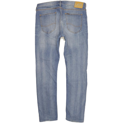 Lee Luke Men Blue Skinny Slim Stretch Jeans W34 L31