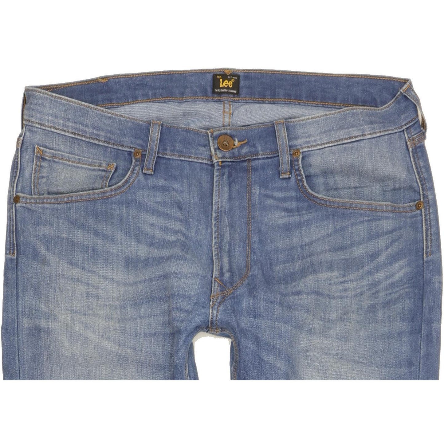 Lee Luke Men Blue Skinny Slim Stretch Jeans W34 L31