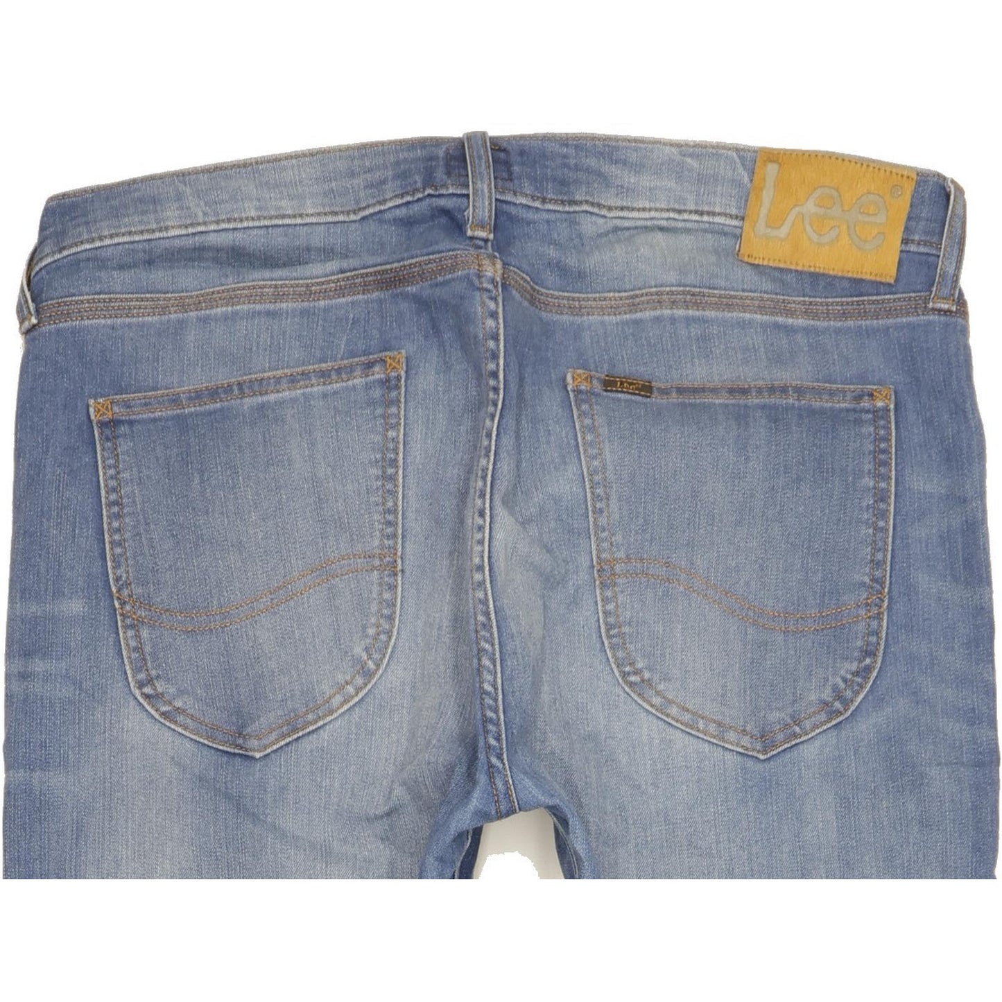 Lee Luke Men Blue Skinny Slim Stretch Jeans W34 L31