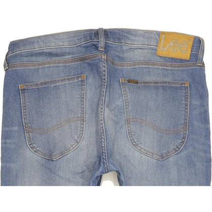 Lee Luke Men Blue Skinny Slim Stretch Jeans W34 L31