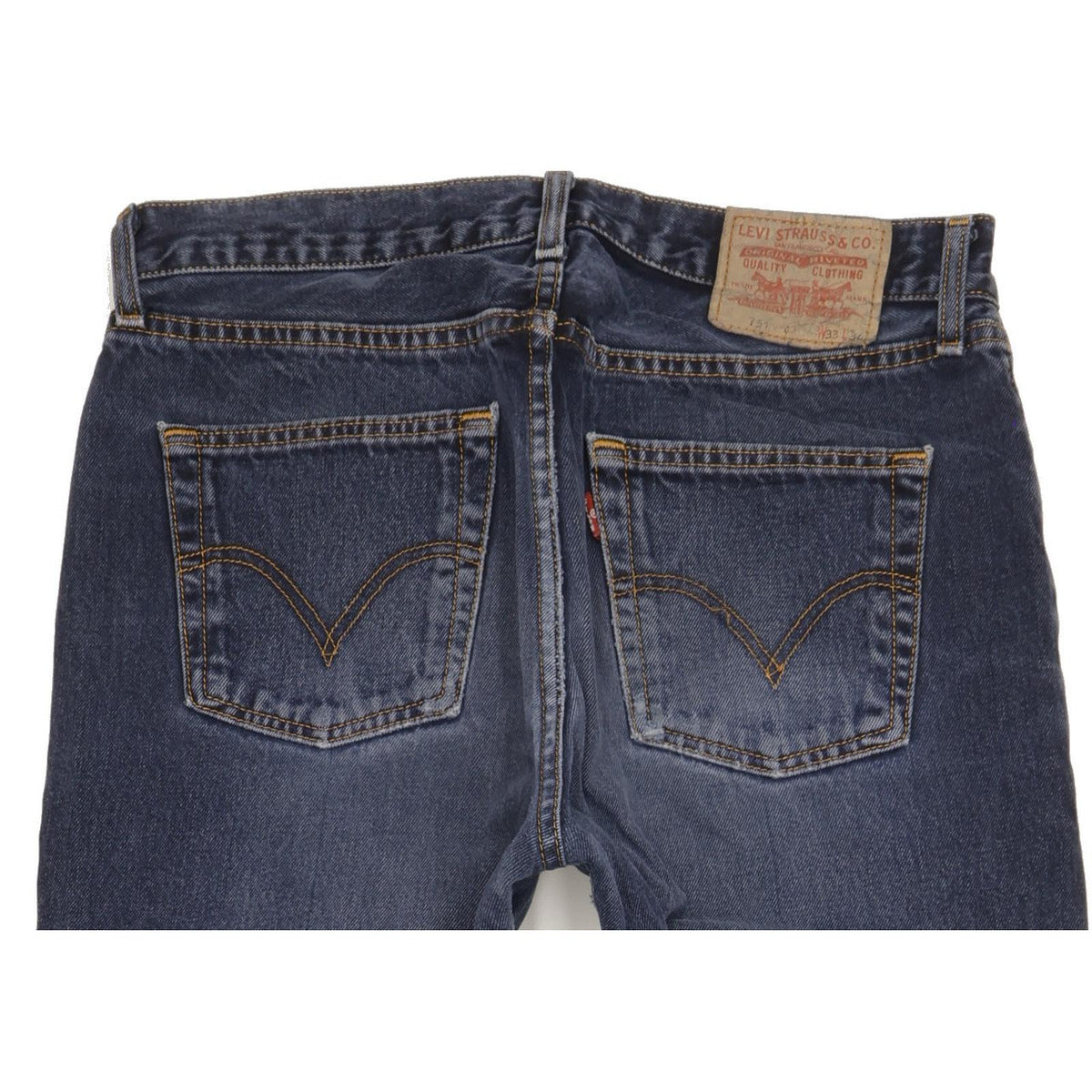 Levi's 751 Men Blue Straight Regular Jeans W33 L34