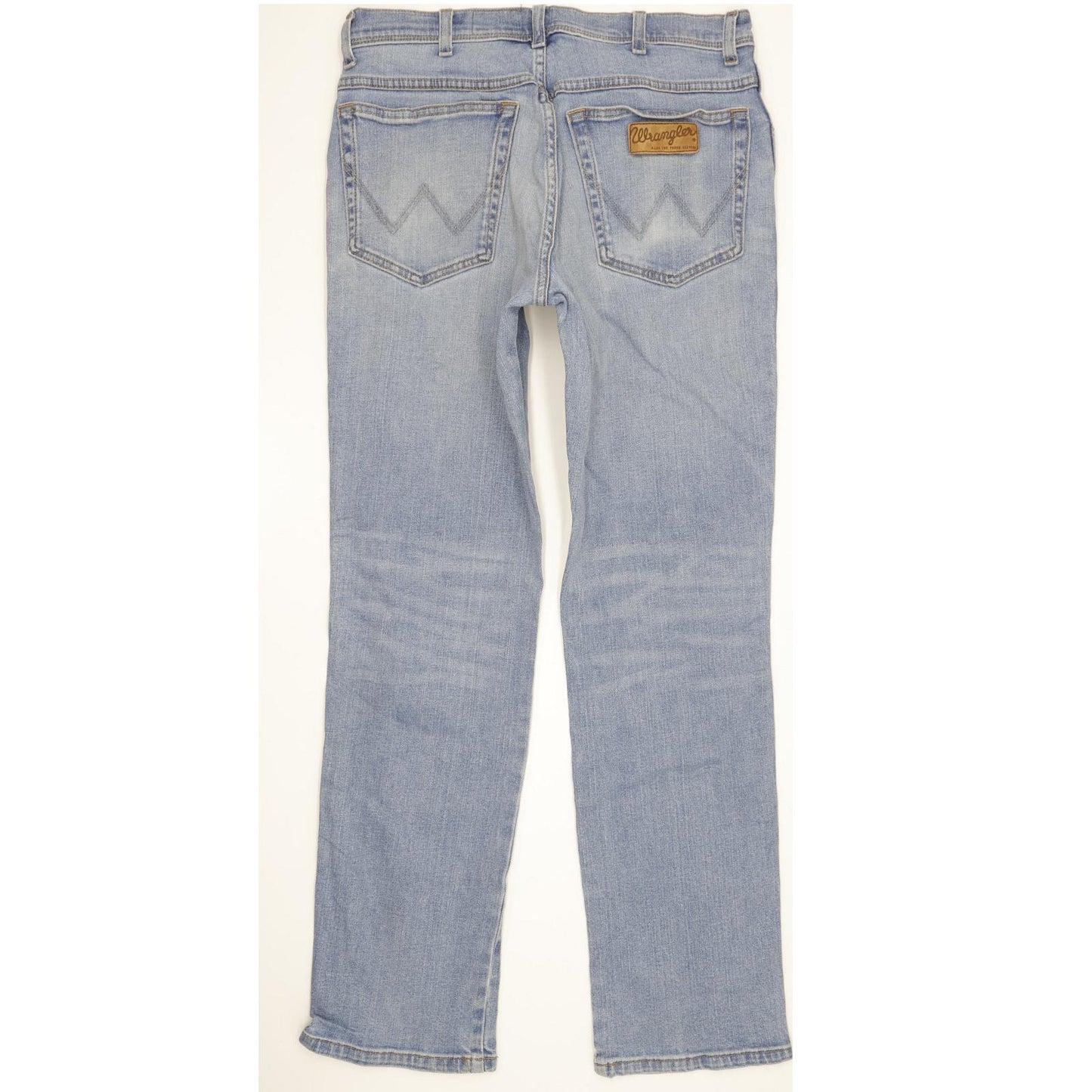 Wrangler Texas Men Blue Straight Regular Stretch Jeans W33 L32