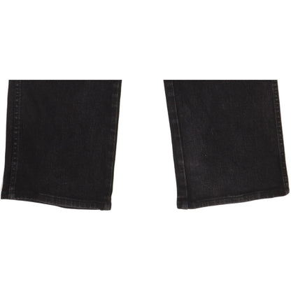 Wrangler Durable Quality Men Black Straight Regular Stretch Jeans W36 L30