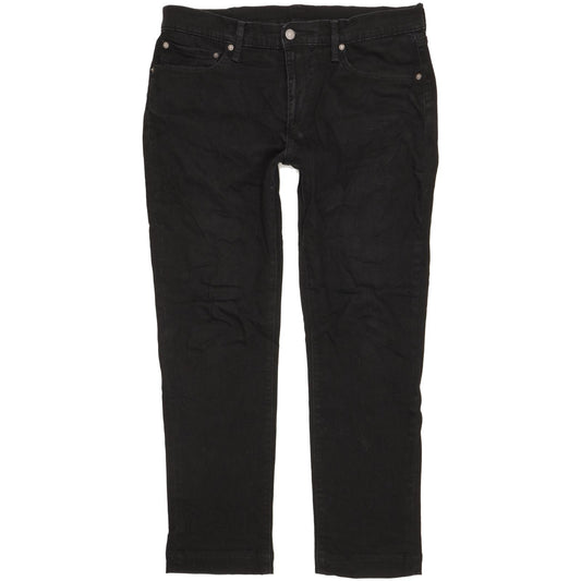 Levi's 511 Men Black Straight Slim Stretch Jeans W36 L29