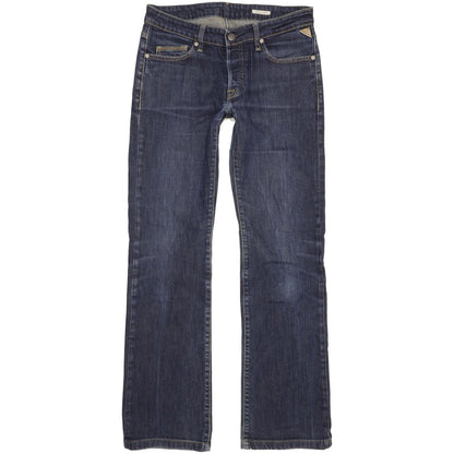 Replay Maryann Women Blue Straight Slim Stretch Jeans W29 L31