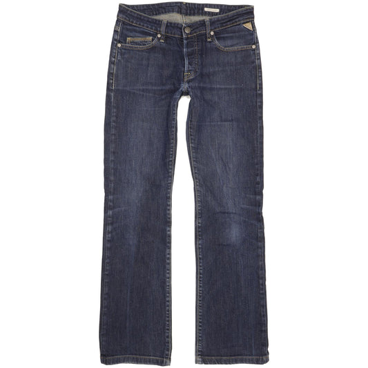 Replay Maryann Women Blue Straight Slim Stretch Jeans W29 L31