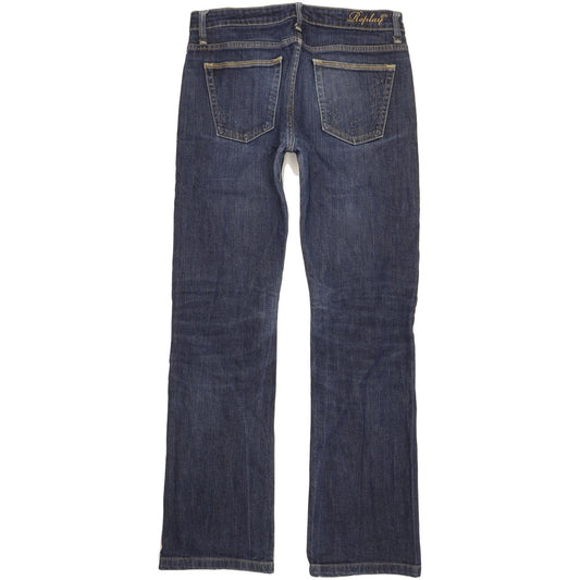 Replay Maryann Women Blue Straight Slim Stretch Jeans W29 L31