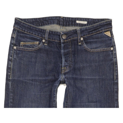 Replay Maryann Women Blue Straight Slim Stretch Jeans W29 L31