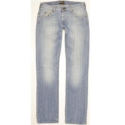 Lee Knox Men Blue Straight Regular Jeans W31 L34