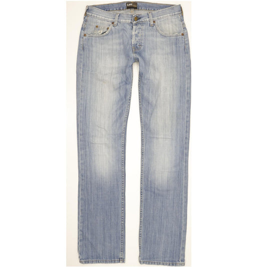 Lee Knox Men Blue Straight Regular Jeans W31 L34