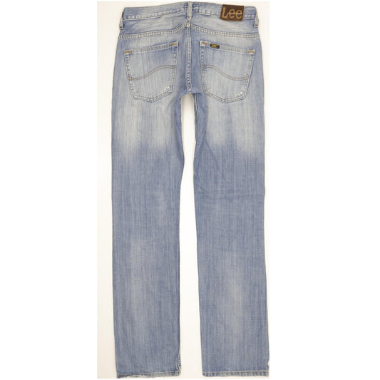 Lee Knox Men Blue Straight Regular Jeans W31 L34