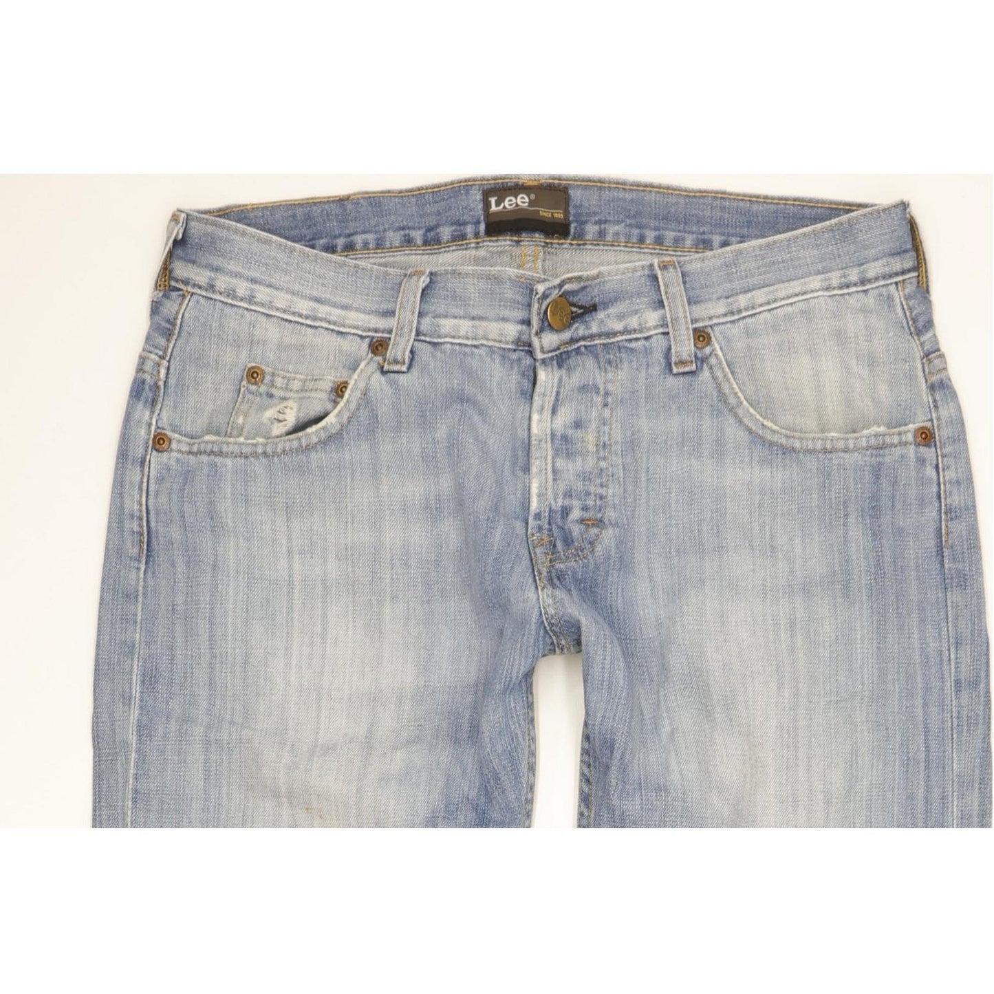 Lee Knox Men Blue Straight Regular Jeans W31 L34
