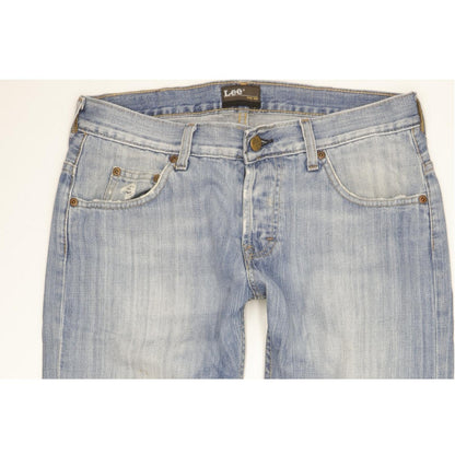 Lee Knox Men Blue Straight Regular Jeans W31 L34