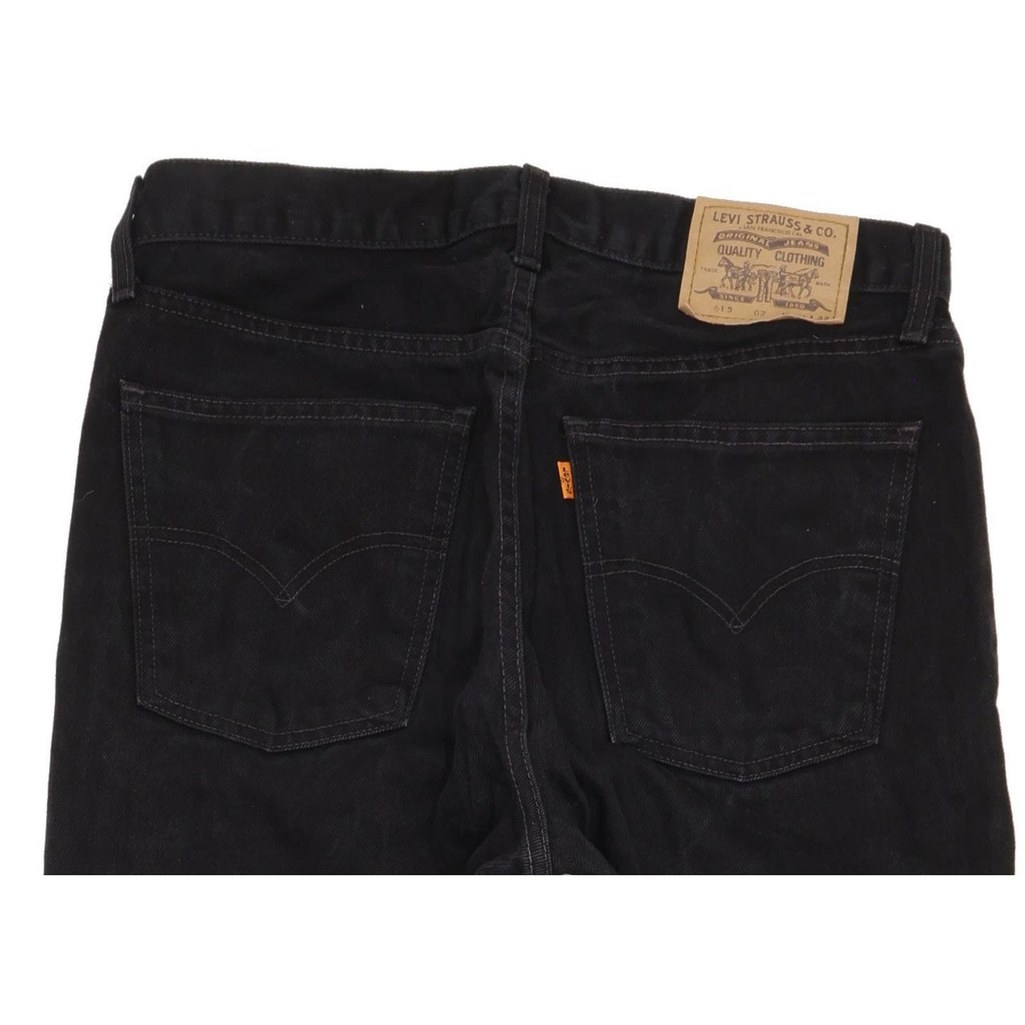 Levi's 615 Men Black Straight Regular Jeans W34 L32