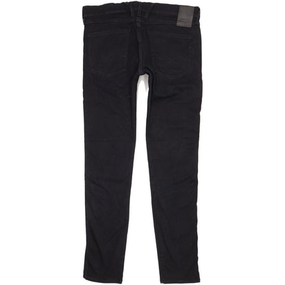 Replay Anbass Men Black Skinny Slim Stretch Jeans W36 L34