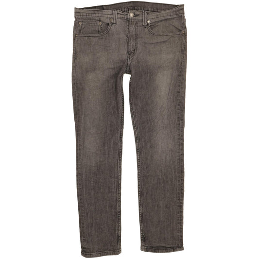 Levi's 511 Men Grey Straight Slim Stretch Jeans W34 L30