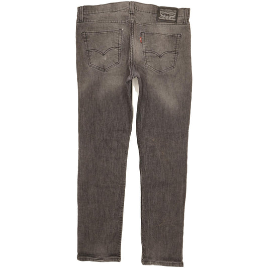 Levi's 511 Men Grey Straight Slim Stretch Jeans W34 L30