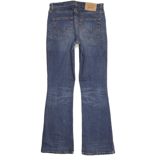 Levi's 525 Blue Bootcut Regular Stretch Jeans High Waisted W31 L33