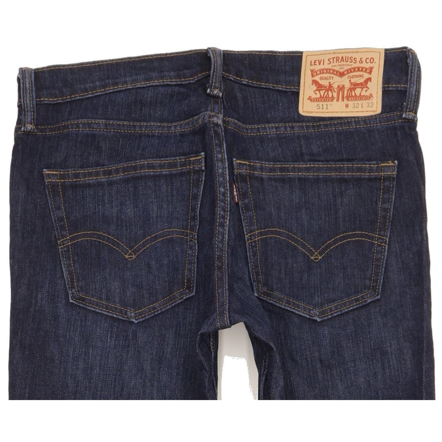 Levi's 511 Men Blue Straight Slim Stretch Jeans W32 L31