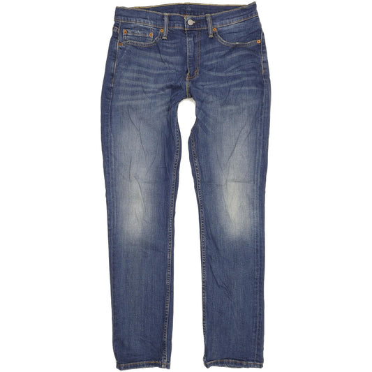 Levi's 511 Men Blue Straight Slim Stretch Jeans W32 L32