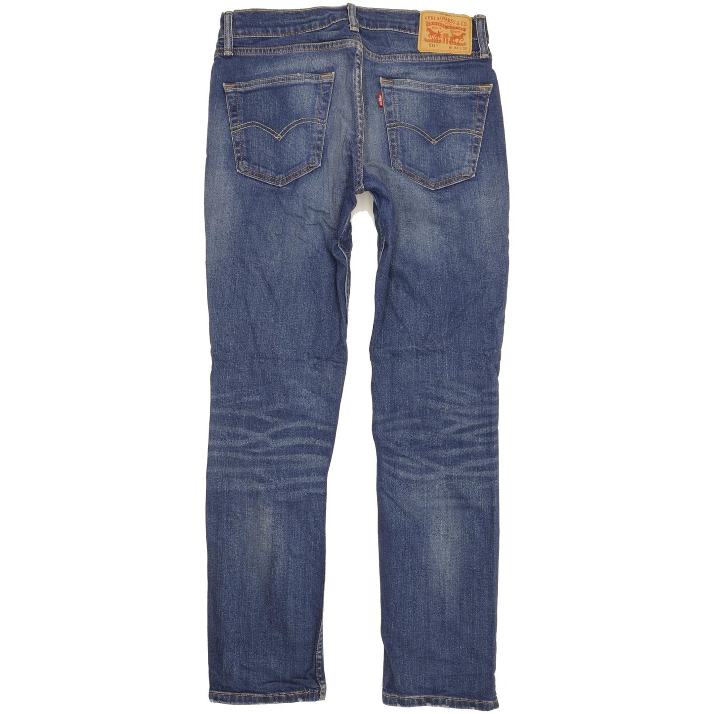 Levi's 511 Men Blue Straight Slim Stretch Jeans W32 L32