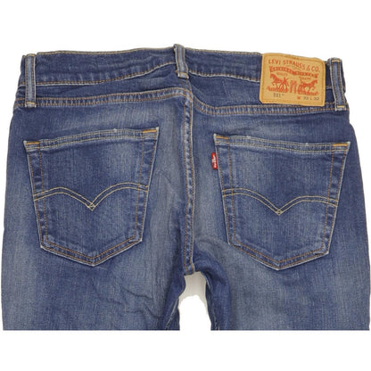Levi's 511 Men Blue Straight Slim Stretch Jeans W32 L32