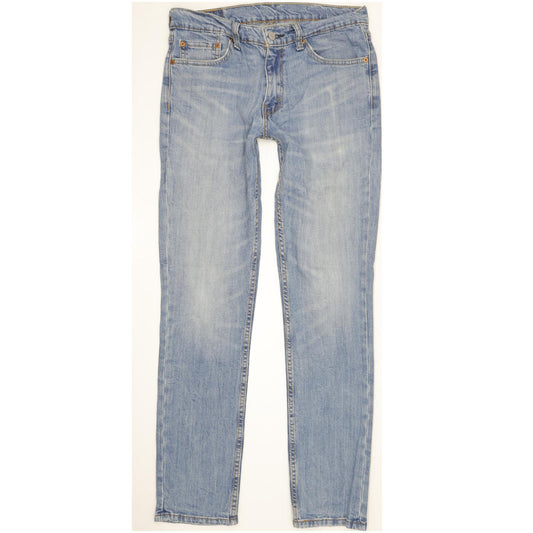 Levi's 511 Men Blue Straight Slim Stretch Jeans W32 L33