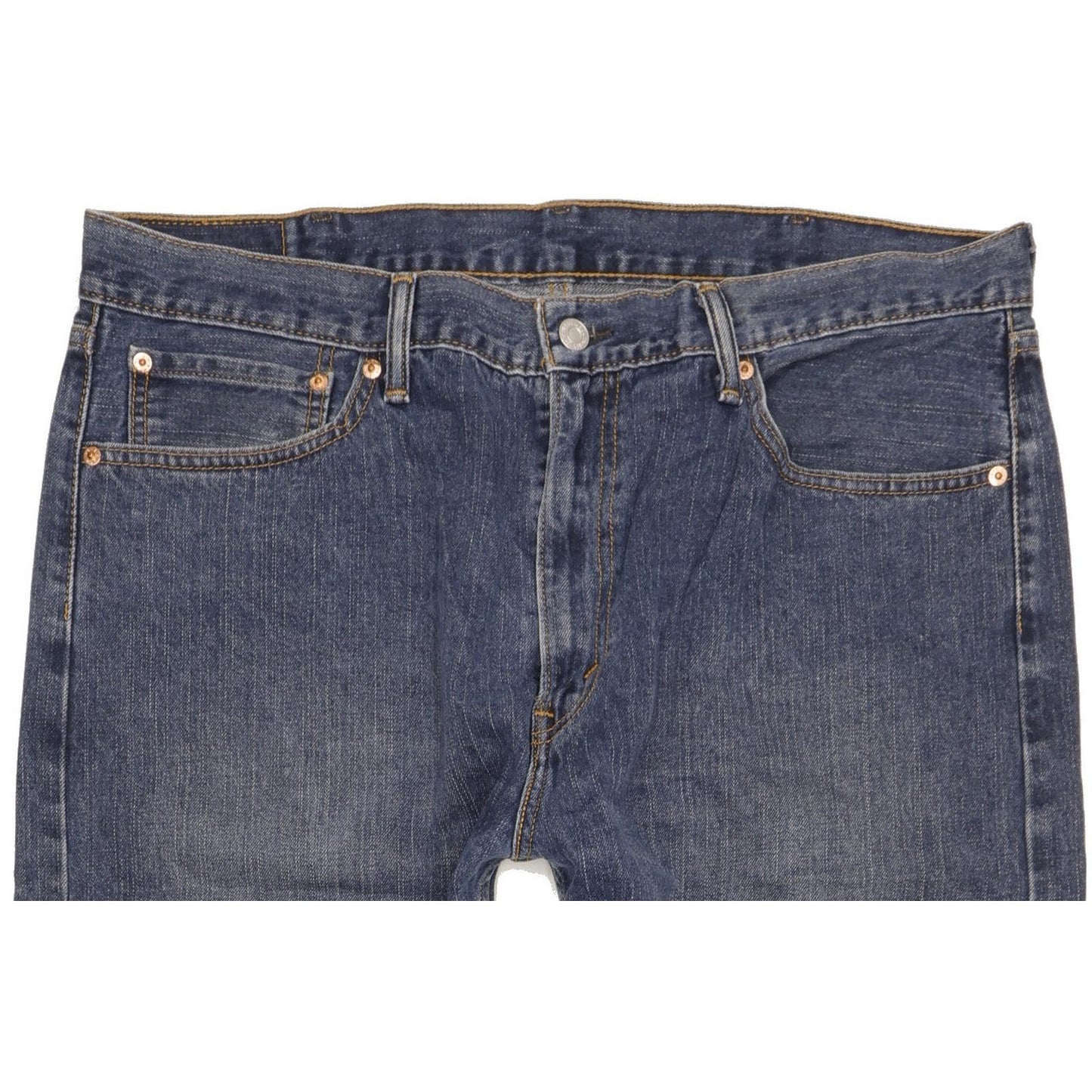 Levi's 505 Men Blue Straight Regular Jeans W38 L30