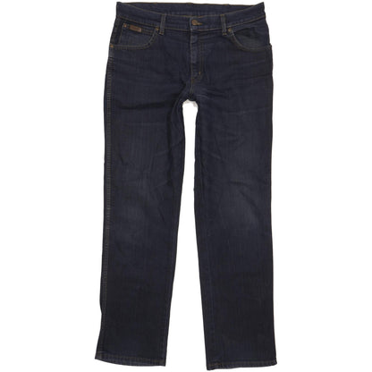 Wrangler Men Blue Straight Regular Jeans W34 L32