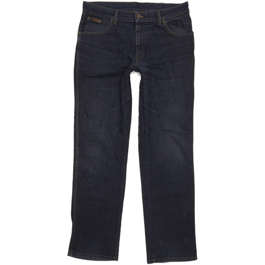 Wrangler Men Blue Straight Regular Jeans W34 L32