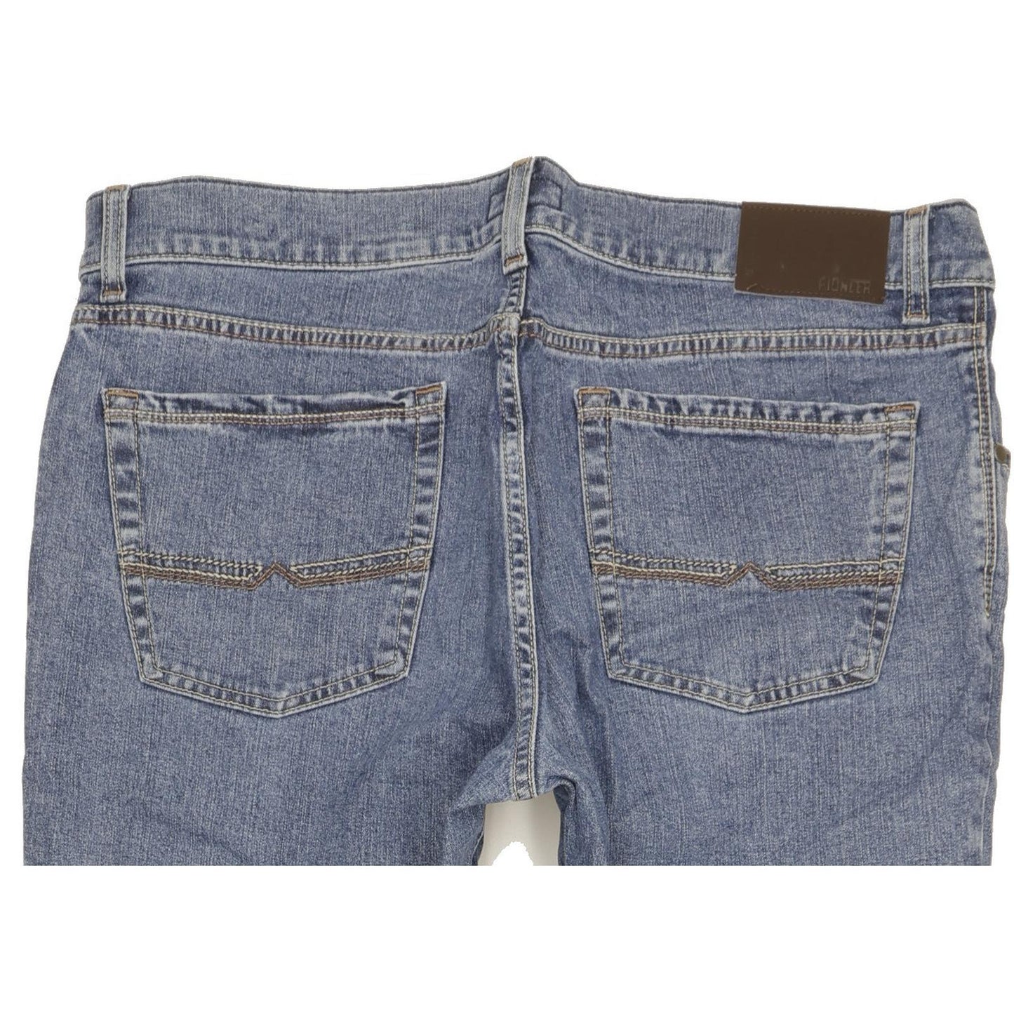 Pioneer Rando Men Blue Straight Regular Stretch Jeans W36 L32