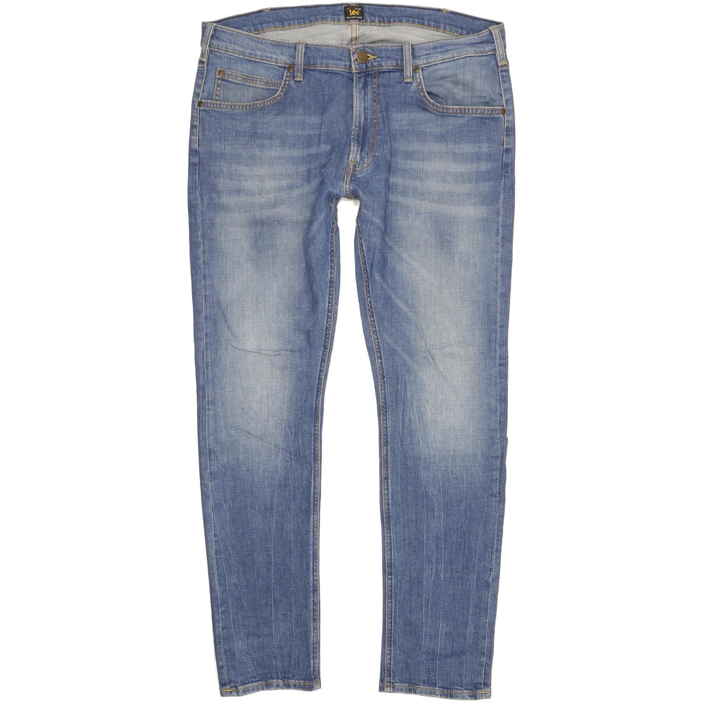 Lee Luke Men Blue Skinny Slim Stretch Jeans W36 L32
