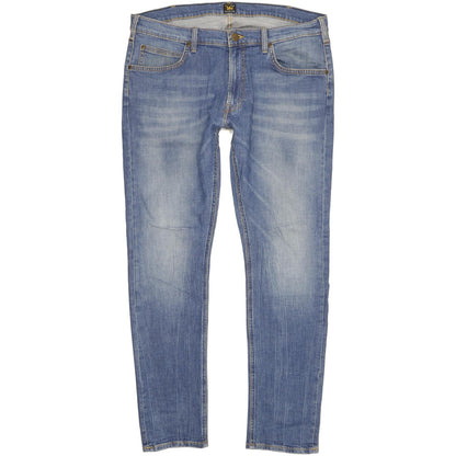 Lee Luke Men Blue Skinny Slim Stretch Jeans W36 L32