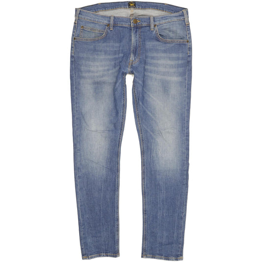 Lee Luke Men Blue Skinny Slim Stretch Jeans W36 L32