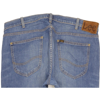 Lee Luke Men Blue Skinny Slim Stretch Jeans W36 L32