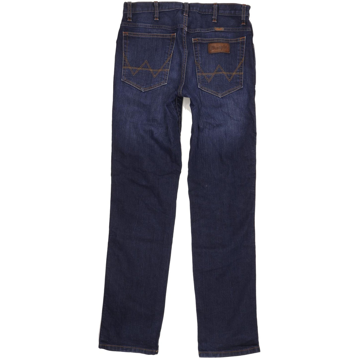 Wrangler Texas Men Blue Straight Regular Stretch Jeans W32 L34