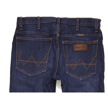 Wrangler Texas Men Blue Straight Regular Stretch Jeans W32 L34