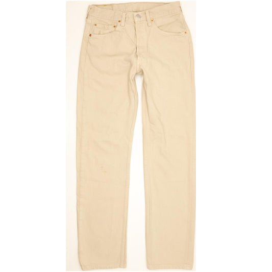 Levi's 501 Men Beige Straight Regular Jeans W31 L32