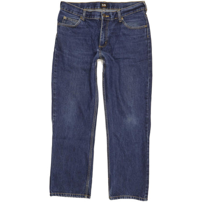 Lee Brooklyn Men Blue Straight Regular Jeans W34 L28