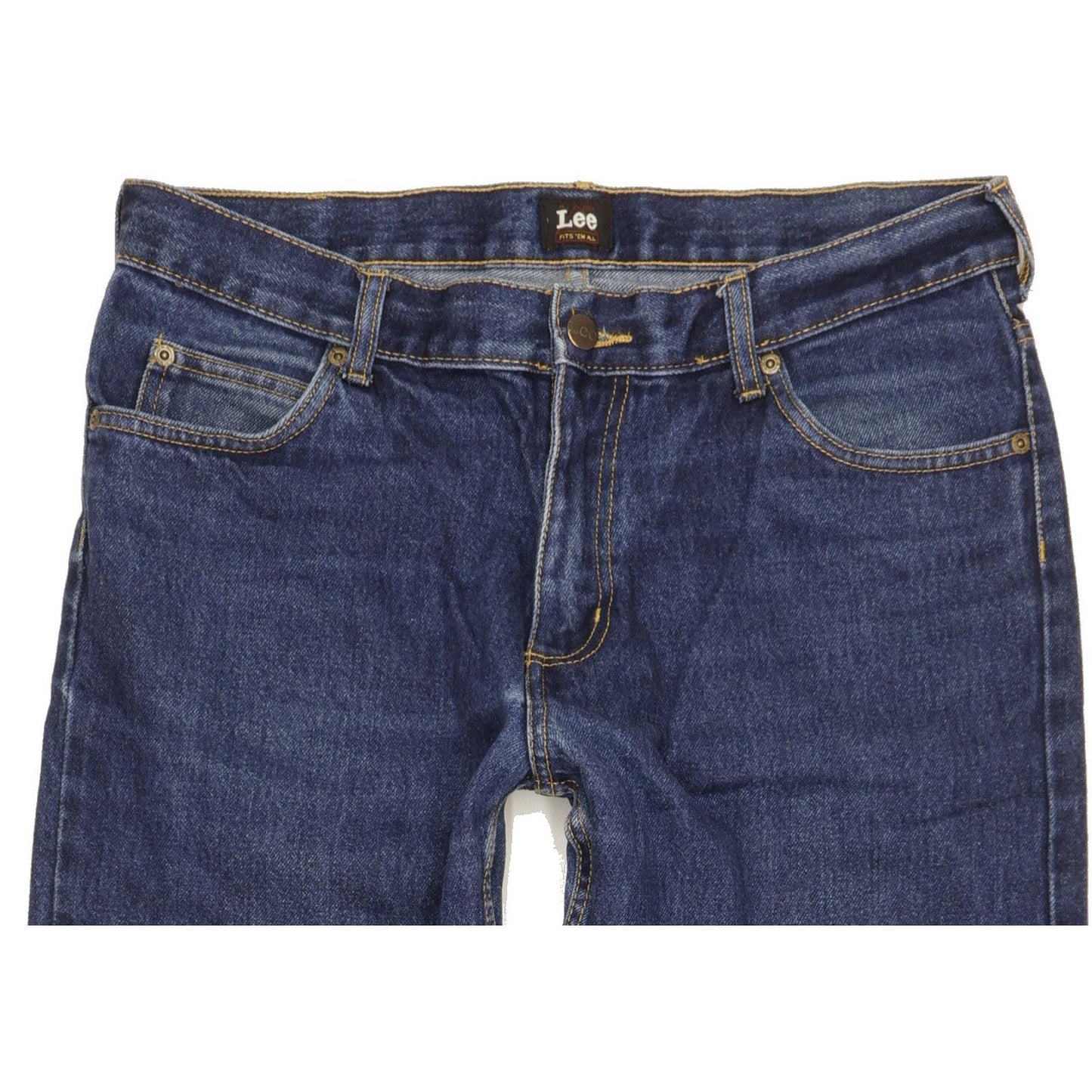 Lee Brooklyn Men Blue Straight Regular Jeans W34 L28