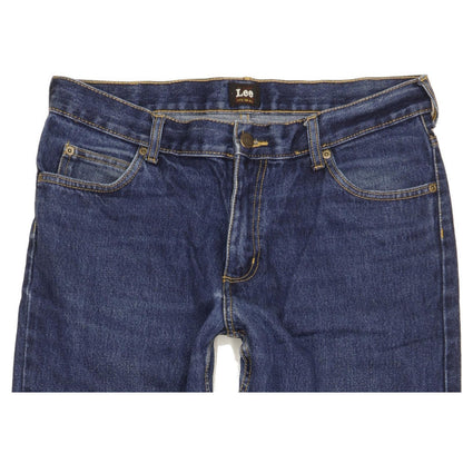 Lee Brooklyn Men Blue Straight Regular Jeans W34 L28