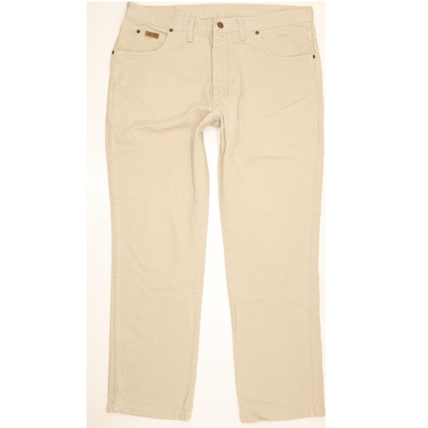 Wrangler Texas Men Beige Straight Regular Jeans W38 L31