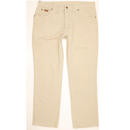 Wrangler Texas Men Beige Straight Regular Jeans W38 L31