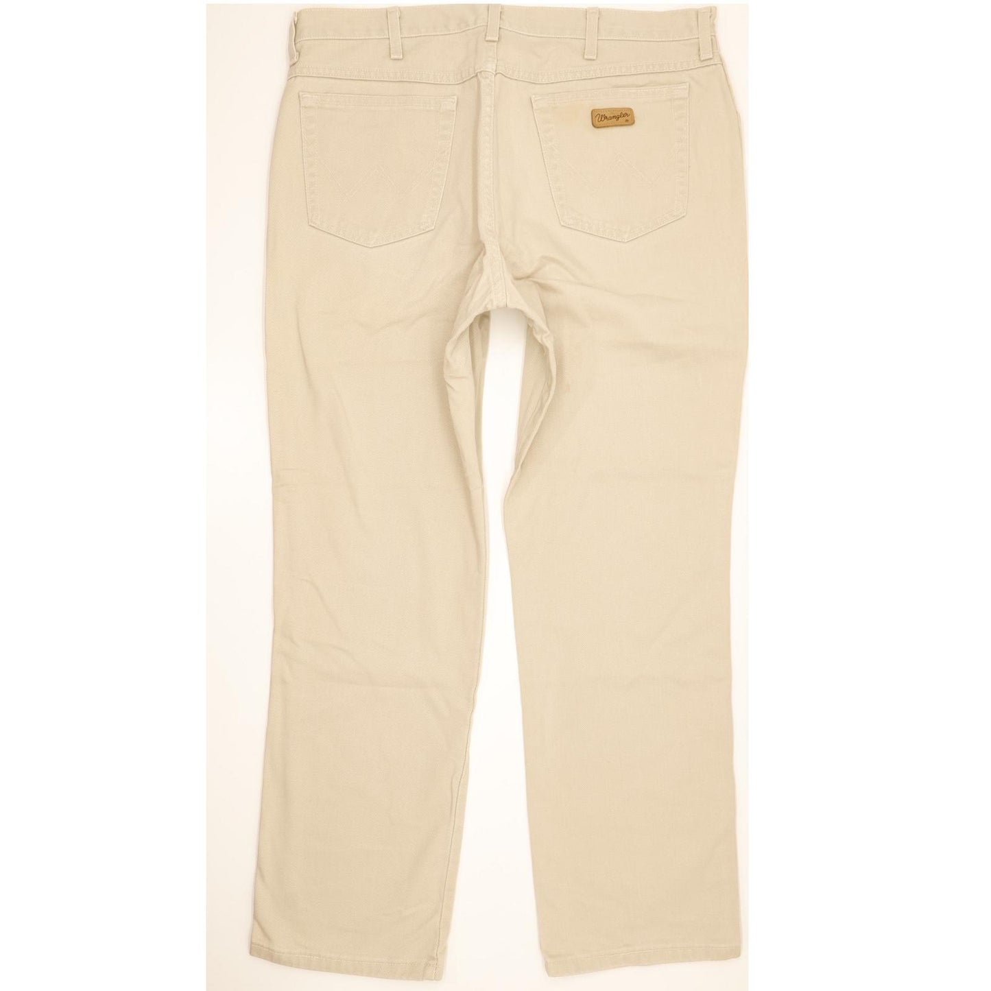 Wrangler Texas Men Beige Straight Regular Jeans W38 L31