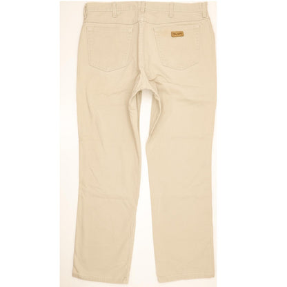 Wrangler Texas Men Beige Straight Regular Jeans W38 L31