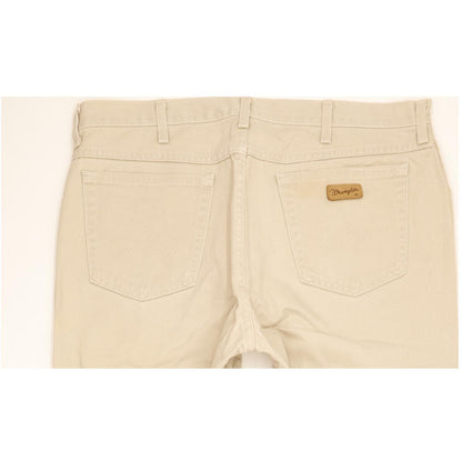 Wrangler Texas Men Beige Straight Regular Jeans W38 L31