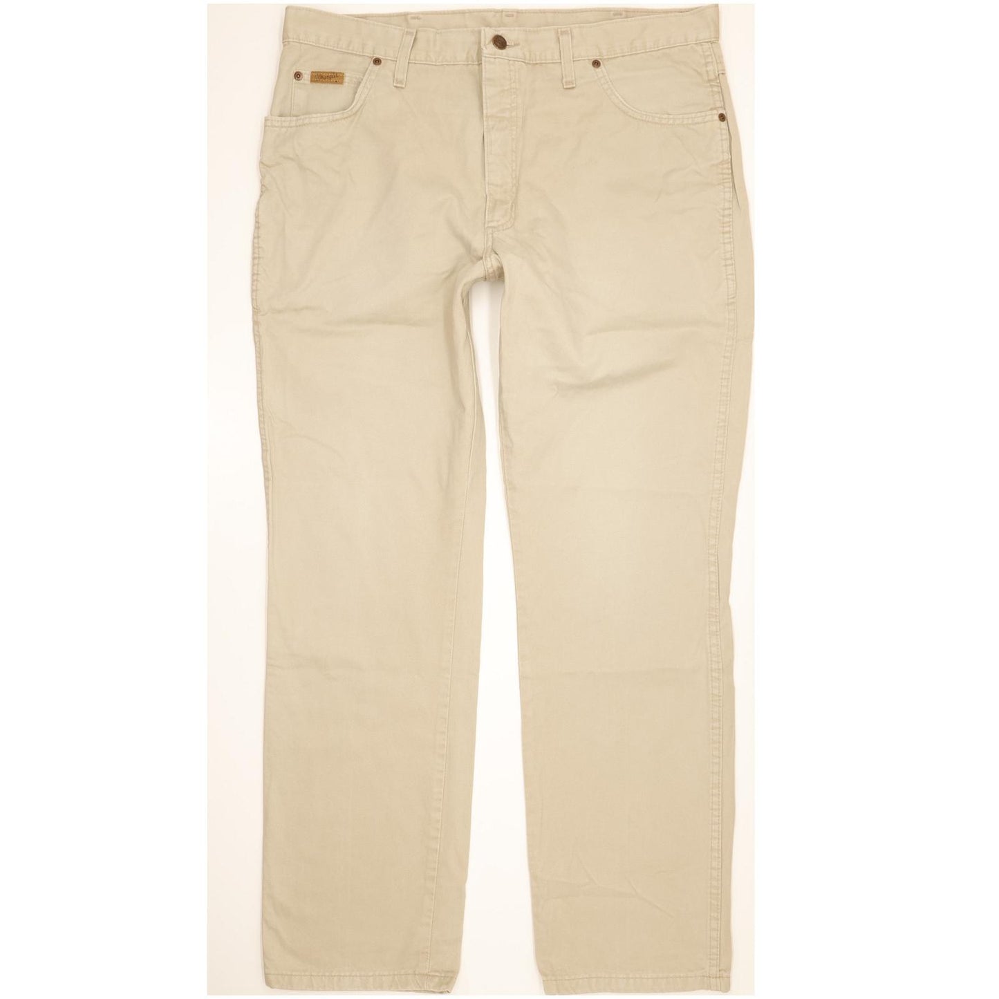 Wrangler Texas Men Beige Straight Regular Jeans W38 L32